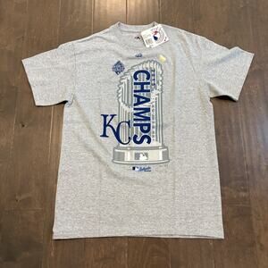 NWT‎ Kansas City Royals Shirt Men Med MLB Baseball 2015 World Series Champs Tee